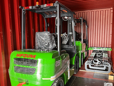 Preparing Our Forklifts for Europe